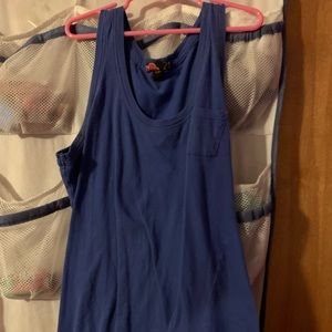 Blue tank top